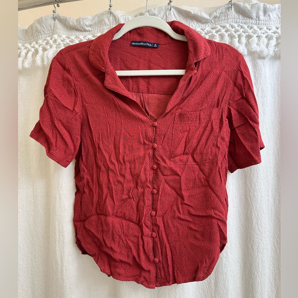 Abercrombie and Fitch Short-Sleeve Button Up